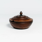 Деревянная кубышка, бочонок, сахарница для соли, специй, меда. K49