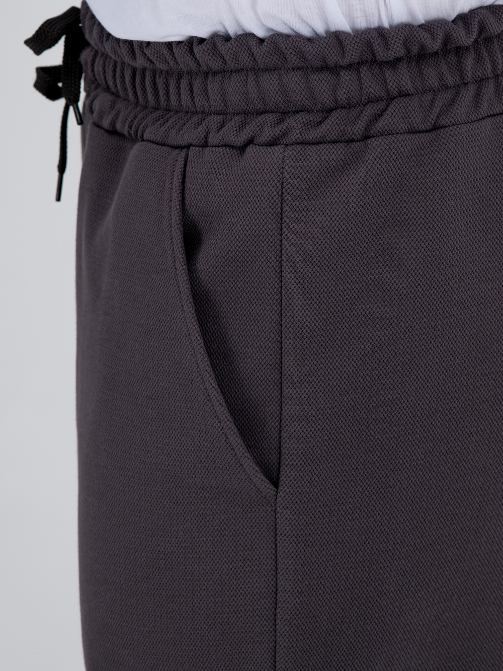 Джоггеры карго теплые.Графит