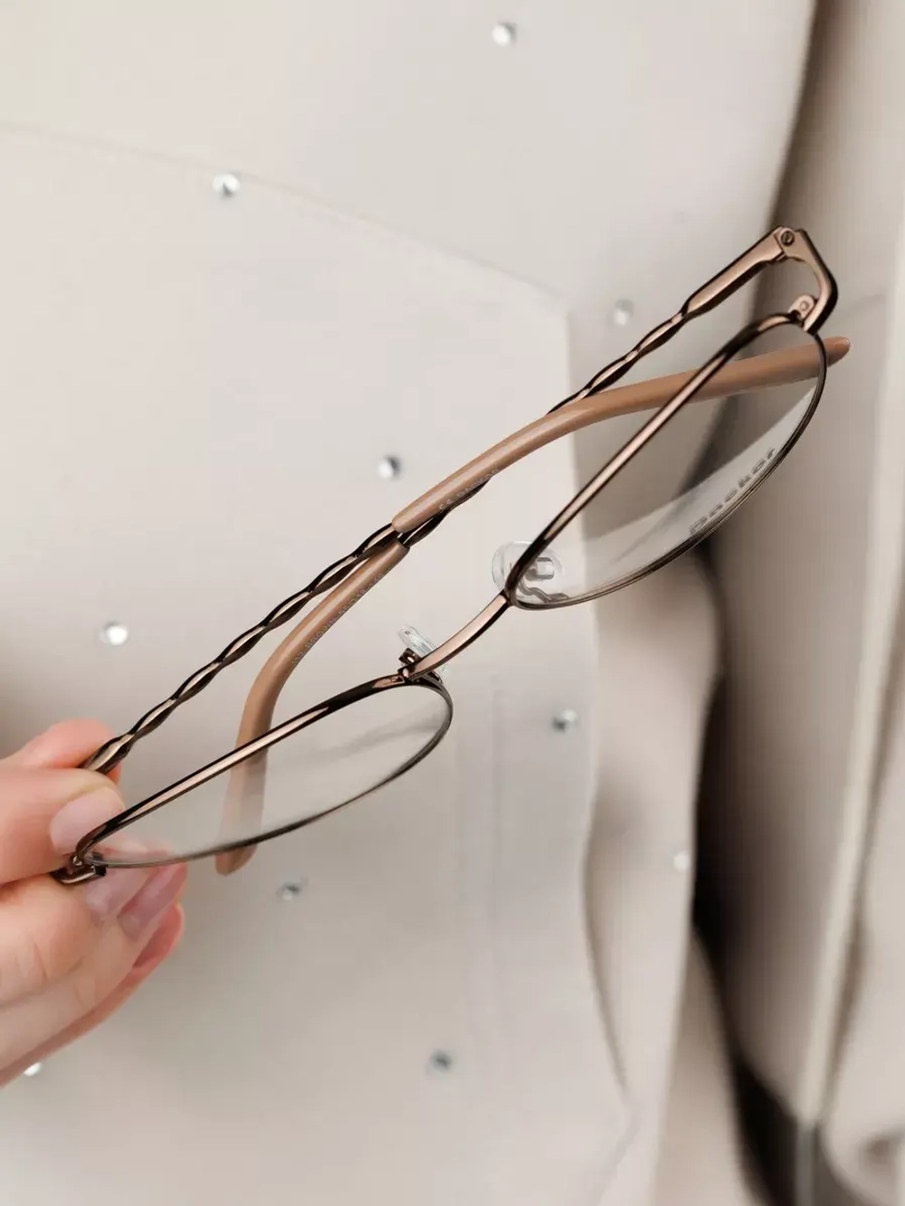 Оправа для очков для зрения металлическая брендовая