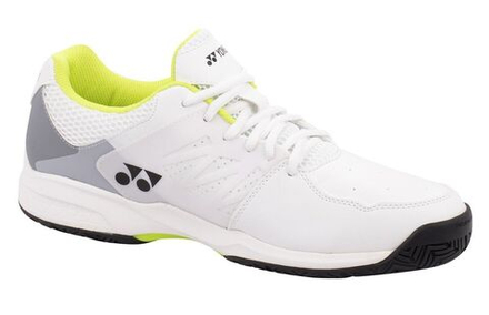 Мужские кроссовки теннисные Yonex Power Cushion SHT Lumio 3 - white/lime