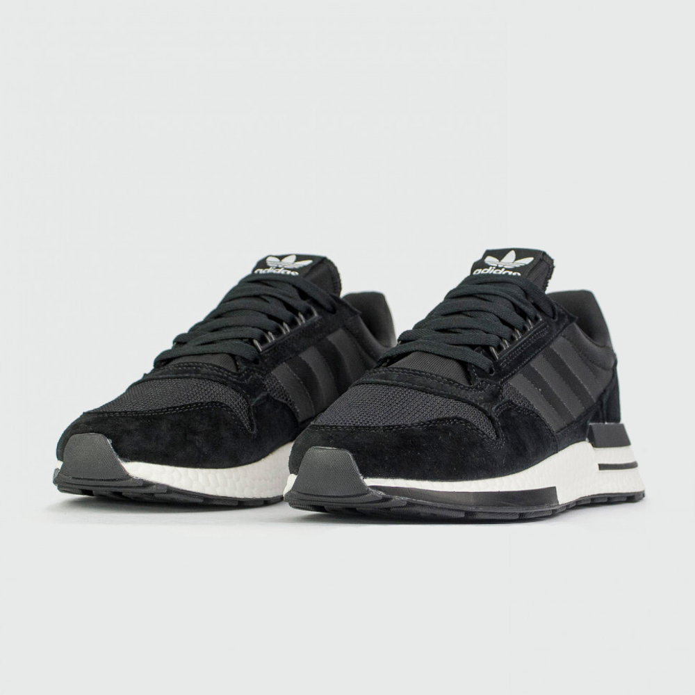 кроссовки Adidas ZX 500 Boost Black / White Wmns