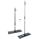 Швабра Селфи с насадкой из микрофибры, насадка 130гр Gray