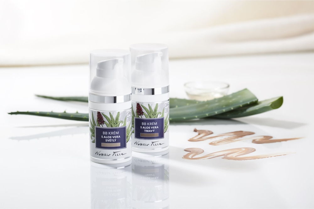 Nobilis Tilia Face Cream Face Care - увлажняющий BB крем с алоэ вера /  Light 30  ml  / GTIN 8595100295569