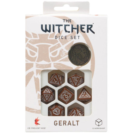 Набор игральных костей Ведьмак: Геральт - Соратник Плотвы
