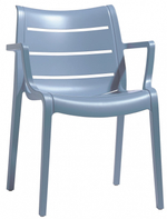 Кресло пластиковое SCAB GIARDINO Sunset, голубой