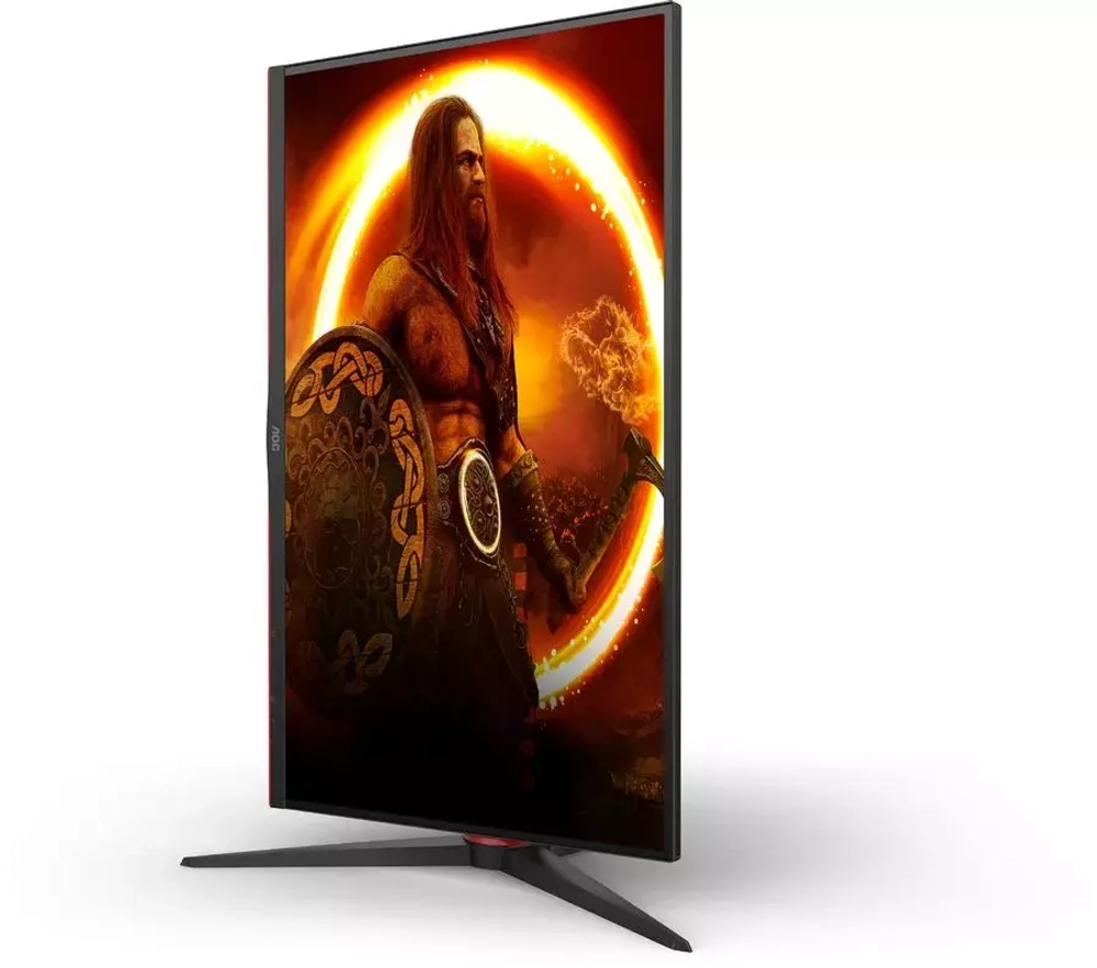 Монитор AOC 27G2SPU Black-Red с поворотом экрана (IPS, 1920x1080, 165Hz, 1 ms, 178°/178°, 250 cd/m, 80M:1, +2xHDMI 1.4, +DisplayPort 1.2, +4xUSB 3.1, +MM)