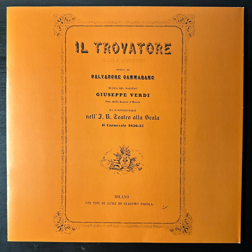 Верди - Трубадур 3LP (Германия 1978г.)