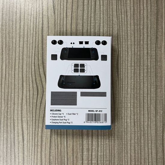 Полный комплект защиты для Steam Deck: колпачки, наклейки, фильтры