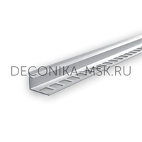 Раскладка для плитки внутренняя DECONIKA 8мм 2.5м Светло-серый глянцевый, Д-Пл8-В-002ССГ