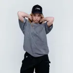 Футболка OG Logo Monochrome Concrete серая