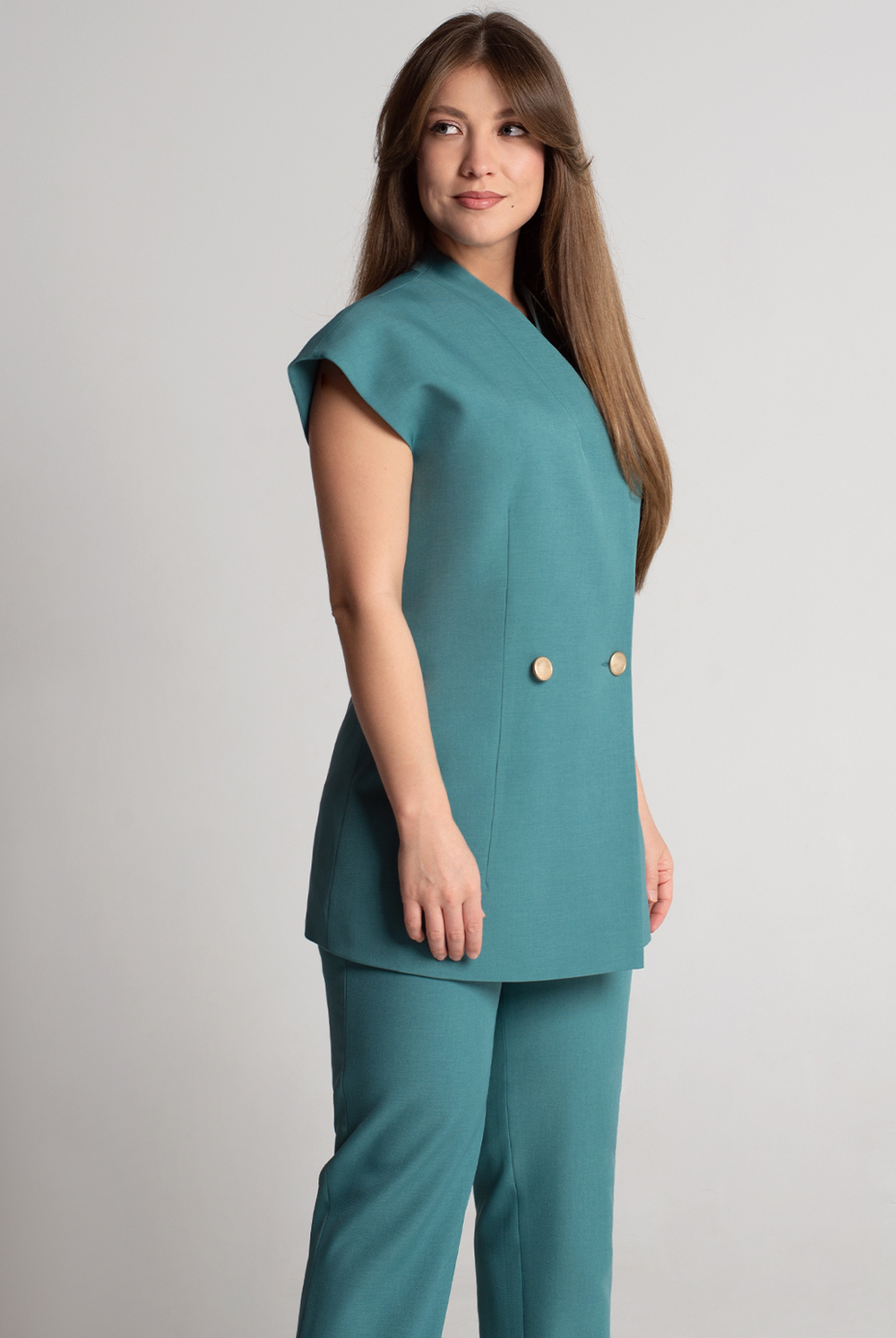 Жилет женский 4559АП, волна #492Вол064559АП