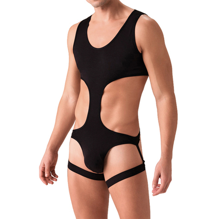 Мужское боди черное Doreanse 3043