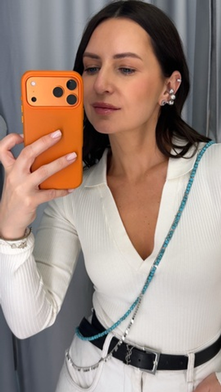 Кафф серебро