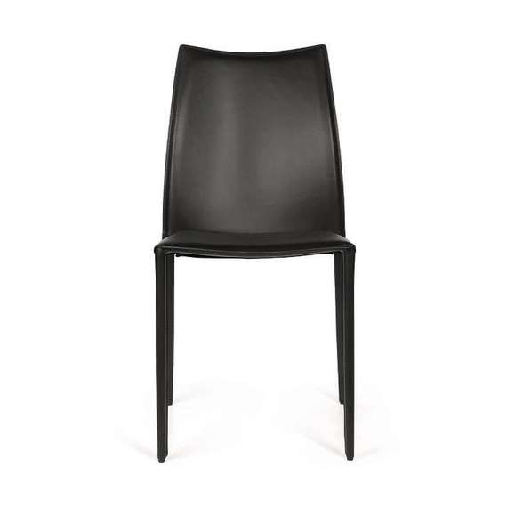 Стул Rolf черная кожа