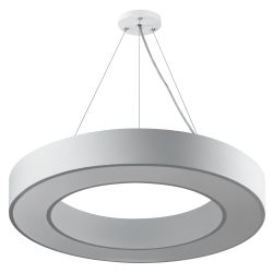 Светильник LED ЭРА Geometria SPO-133-W-40K-045 Ring 45Вт 4000K 3500Лм IP40 600*80 белый подвесной драйвер внутри | Декоративные светильники Geometria