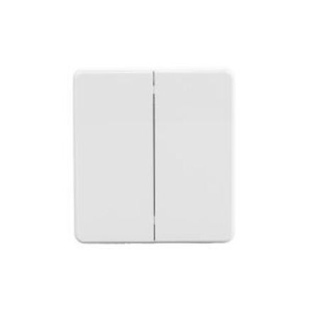 Выключатель ROUND 2 кл проходной (переключатель) 10А с/у перламутр KRANZ