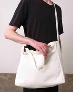 Сумка Kazyrnaya Тоут Wall белая