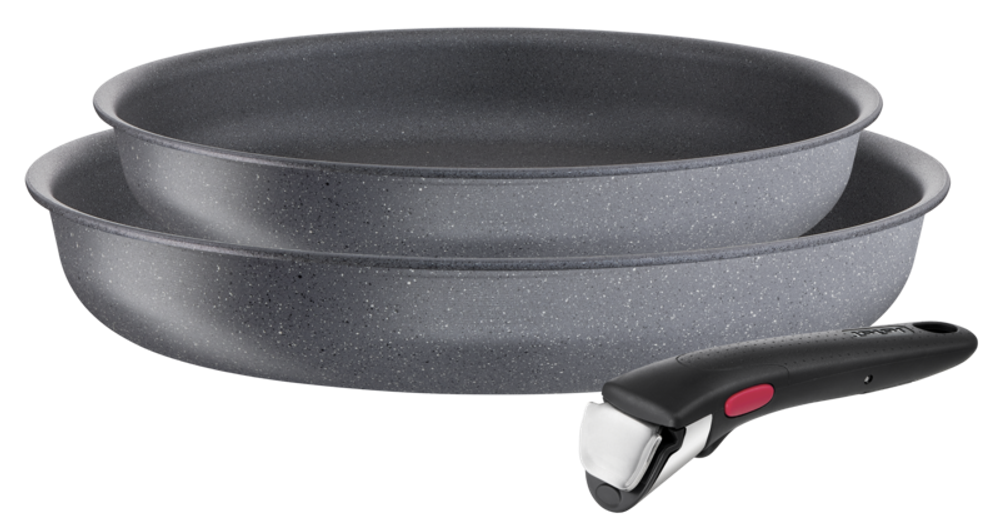 Набор посуды со съемной ручкой Tefal Ingenio Natural Force 3 предмета 22/26 см L3969202