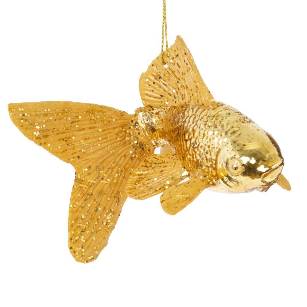 GAEM Украшение новогоднее "Золотая рыбка", L11 W7 H10 см