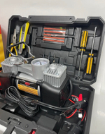 Компрессор автомобильный для накачки шин, двухпоршневой, в кейсе, 70 л / мин, 12 v, 906X, TG (1 шт.)