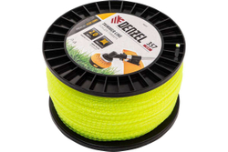 Леска FLEX CORD витой квадрат 2 мм, 357 м, на DIN катушке для триммера Denzel 96297