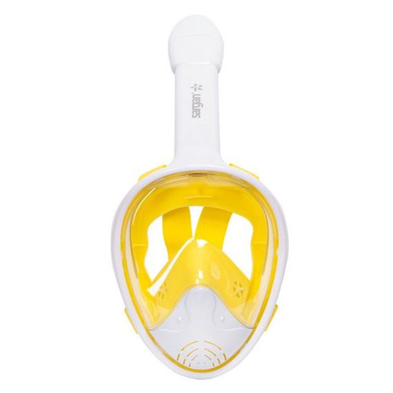 Маска полнолицевая Sargan Планета океан белая/желтый