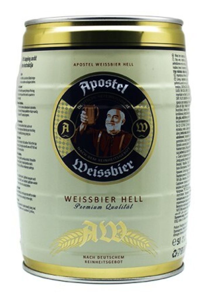 Пиво Апостел Брой Вайсбир / Apostel Brau Weissbiers 5л