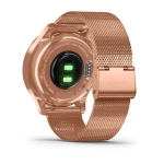 Часы для фитнеса Garmin vivomove Luxe розовое золото PVD 18K с ремешком "миланская петля", 010-02241-24