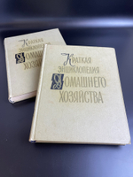 2 тома книги "Краткая энциклопедия домашнего хозяйства" 1960 год СССР . Бондаренко Власов Лифшиц