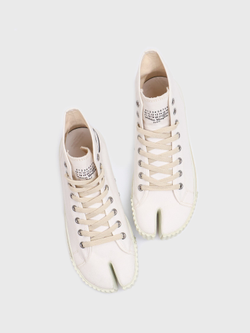 Кеды Maison Margiela Tabi Canvas High Top White