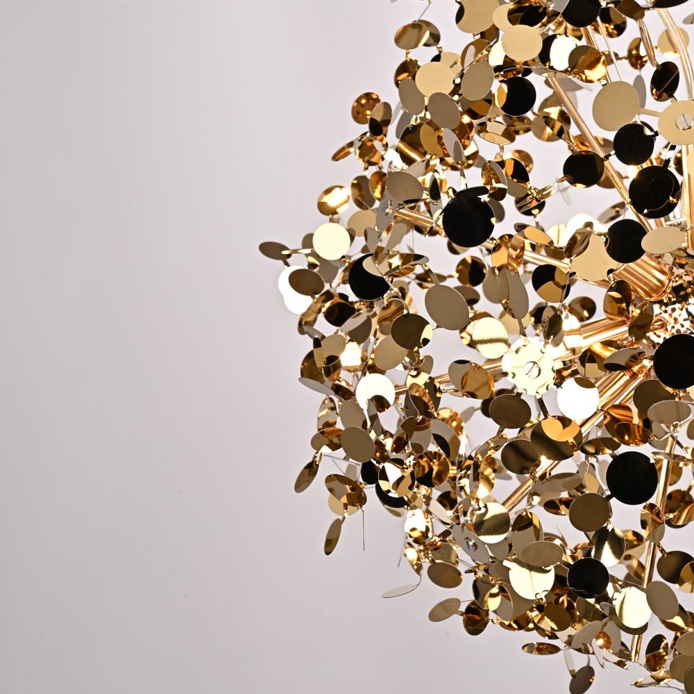 Подвесной светильник Tezani Argent Suspension Pendant lamp 85 gold D50