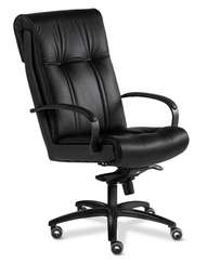 Кресло для руководителя Paris Black A черная кожа
