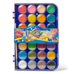 Акварель Yalong меловая, 28 цветов, с кистью, пластик. упаковка, "Animal"