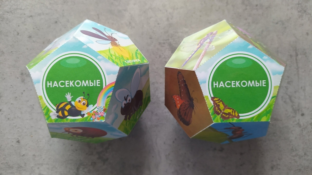 Додекаэдры "Насекомые"