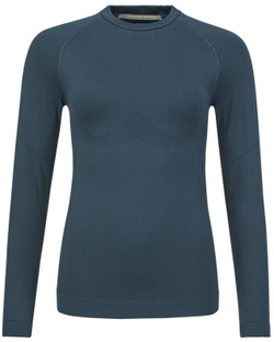 Женская теннисная футболкаHead Flex Seamless Longsleeve - Blue