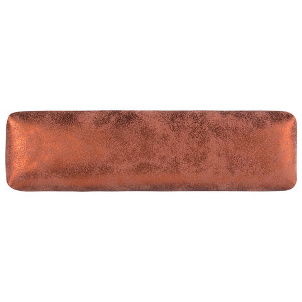 Пенал-косметичка BRAUBERG, экокожа, "Luxury", с эффектом позолоты, бронзовый, 21х5х6 см, 228996