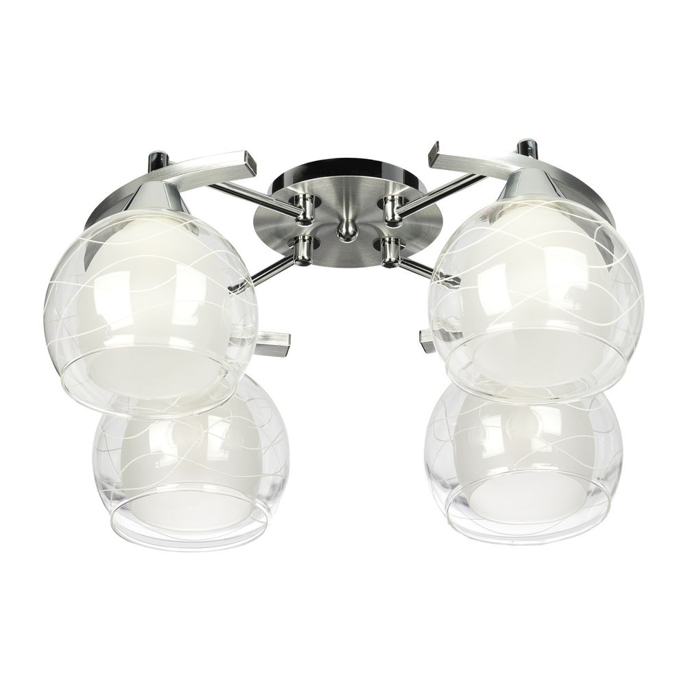 Citilux Буги CL157142 Люстра потолочная Алюминий Хром