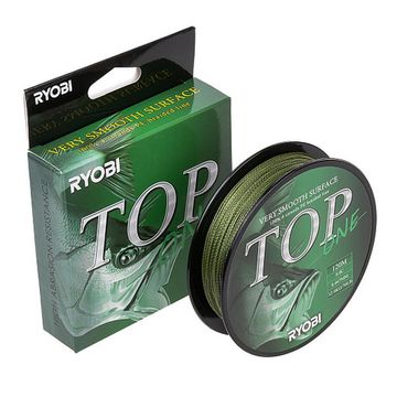 Шнур TOP PE4X-120M 8,0/d-0.467mm Dark green Ryobi