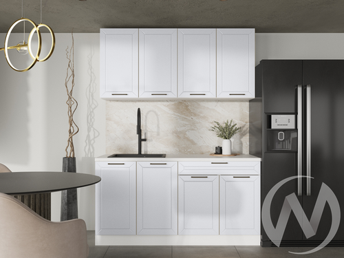 Кухня Даллас 1;6 (белый матовый)