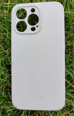 Чехол Silicone Cese на iPhone 13 Pro Max (White) без логотипа