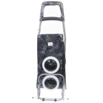 Тележка хозяйственная с сумкой (92*27*33см, колеса 16см,грузоподъемность до 30 кг.) грибы DC308