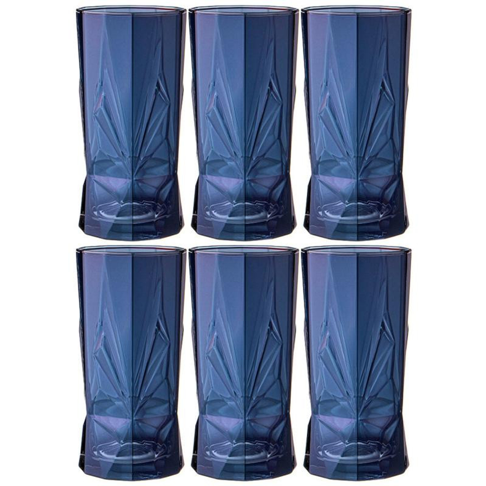 Набор стаканов из 6шт "Roch" блюберри 450мл