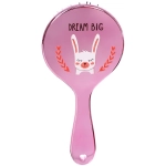 Расческа массажная зеркальная «Animals», микс 4 цвета, 10*22 см (блистер Ultramarine)