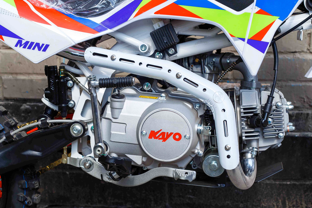 Питбайк KAYO MINI YX125EM 14/12 (механ. сцепл., эл. стартер)