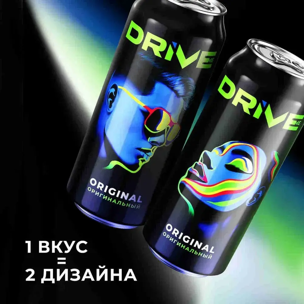 Энергетический напиток Drive Me Оригинальный, 449 мл