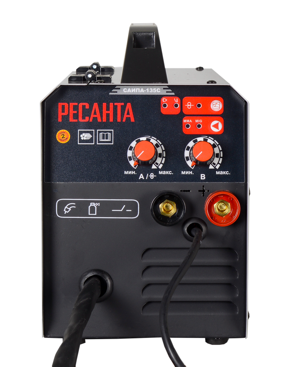 Аренда Сварочный аппарат инверторный (полуавтомат) РЕСАНТА САИПА-135С с функцией ММА