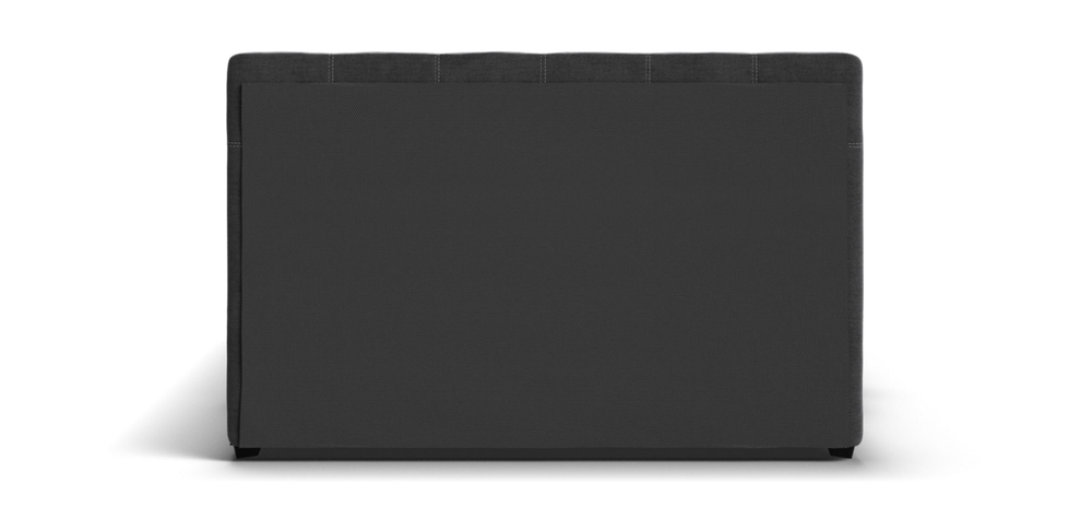 Белла Кровать+ПМ 140 Велюр Монолит серый