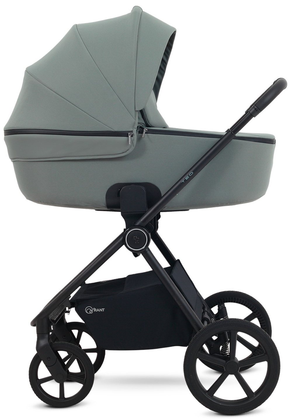 Детская коляска Rant Teo Soft 3 в 1 с автокреслом Aster Zero Olive Olive