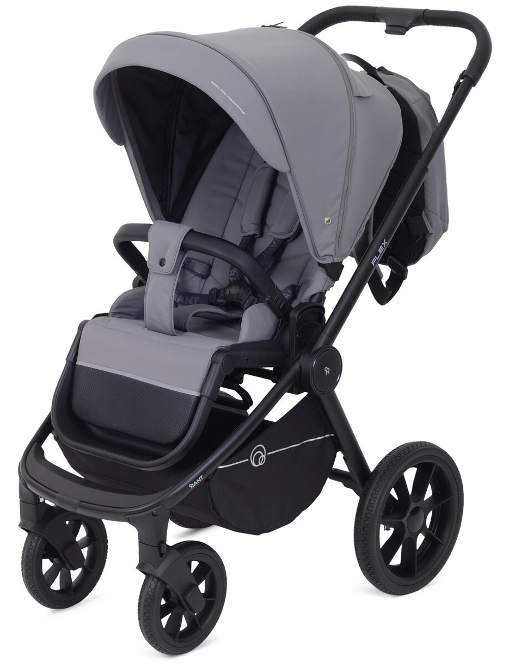 Детская прогулочная коляска Rant Flex RA078 Grey