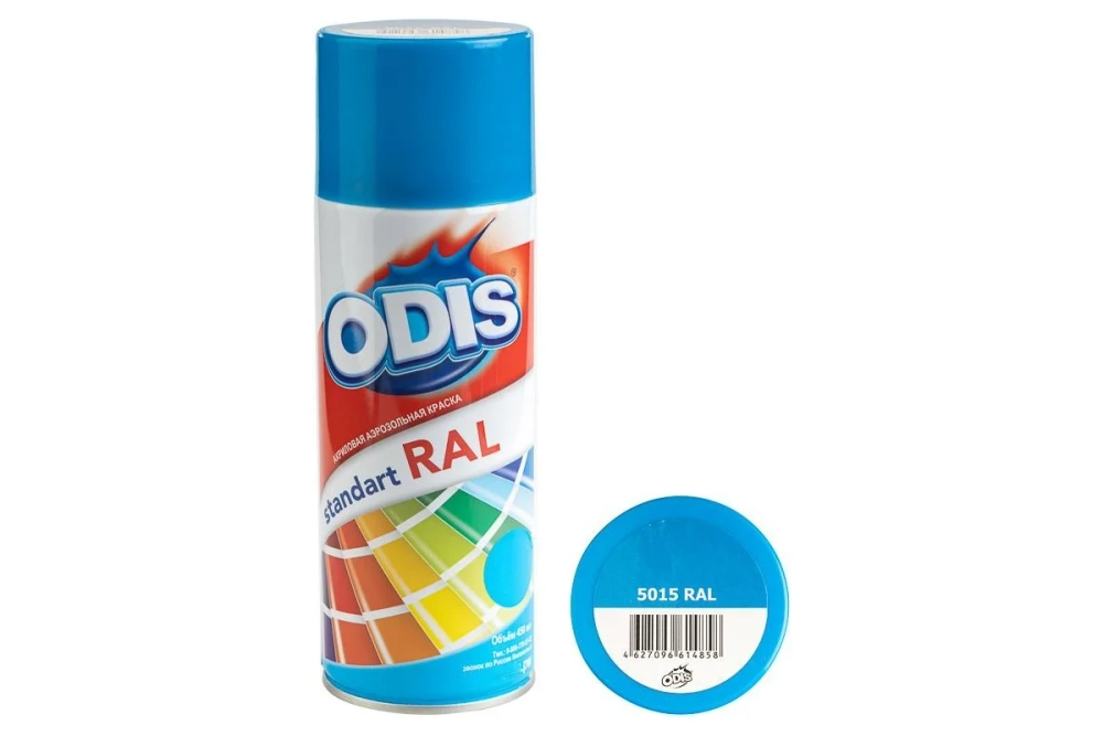 Краска-спрей ODIS небесно-синий №5015 450мл (12)